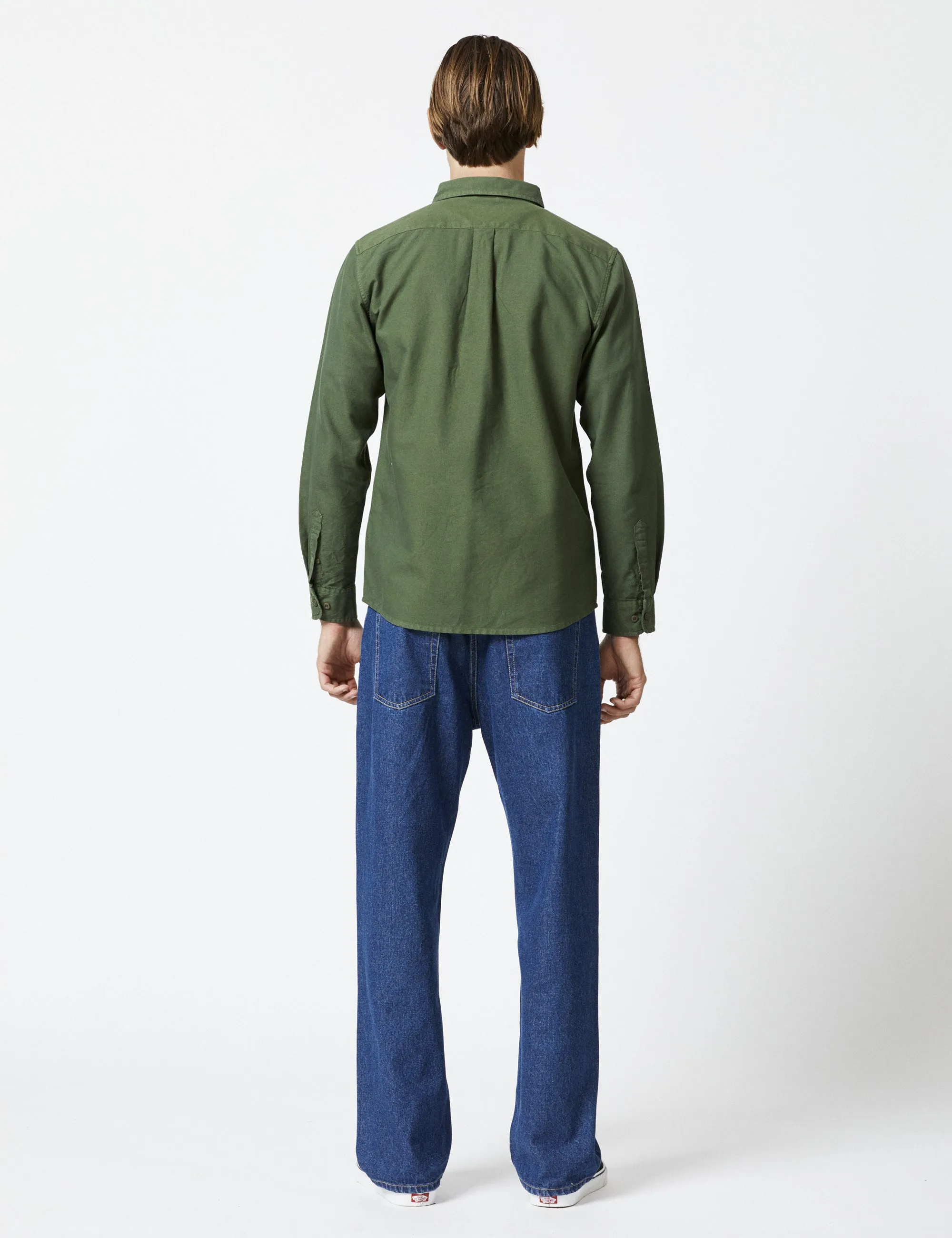 Oxford Long Sleeve Shirt - Fatigue