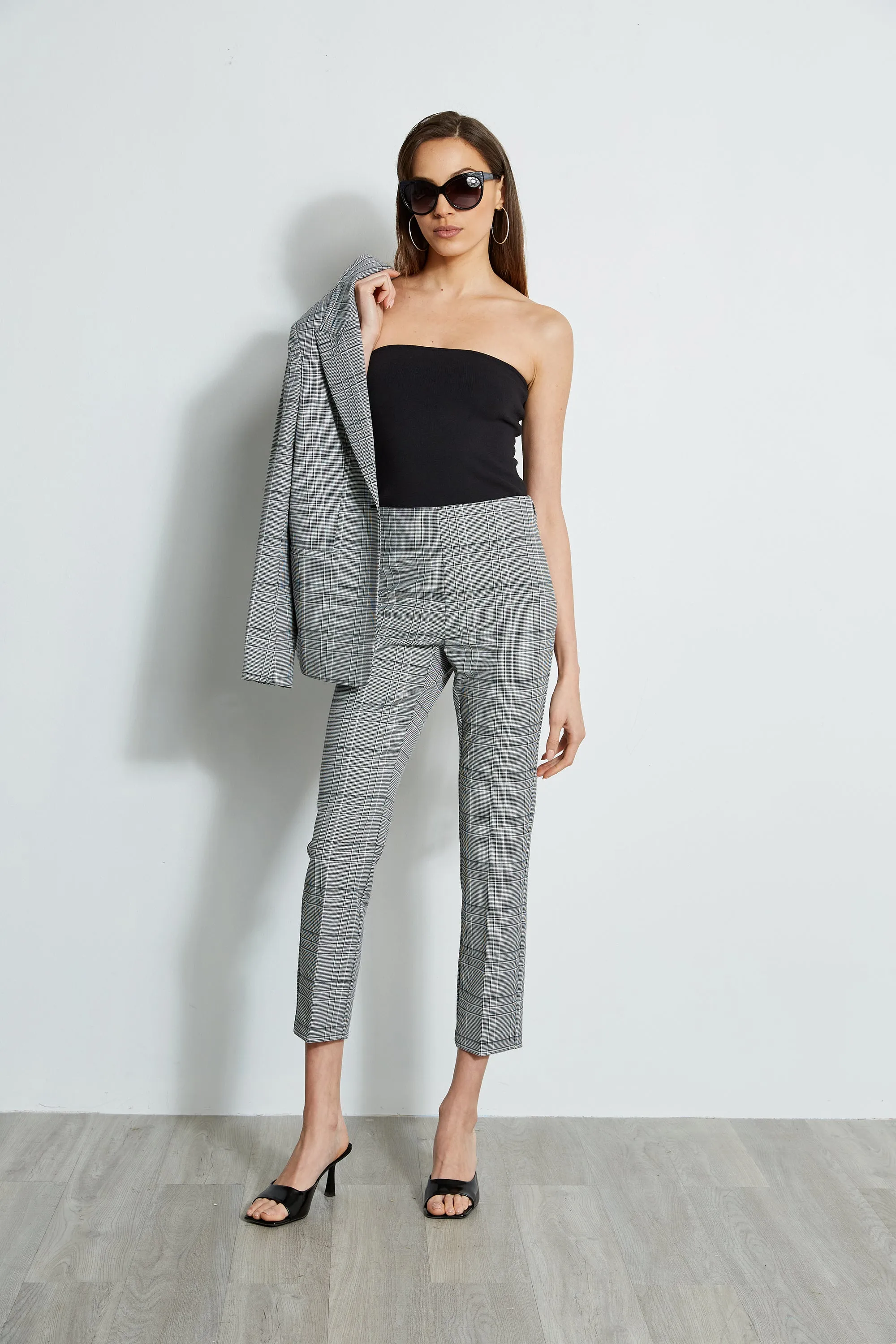 Plaid Ankle Pant