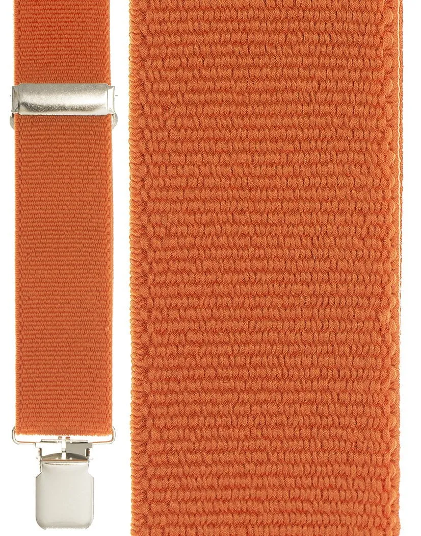 "Medium Orange Terry Casual" Suspenders