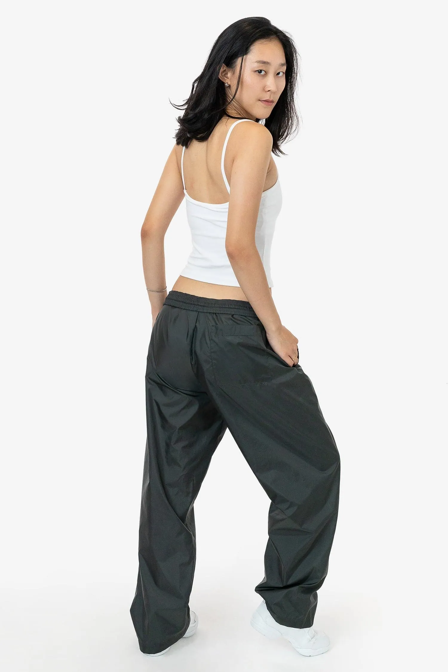 RNF445 Unisex - Lightweight Nylon Taffeta Wide Leg Pant