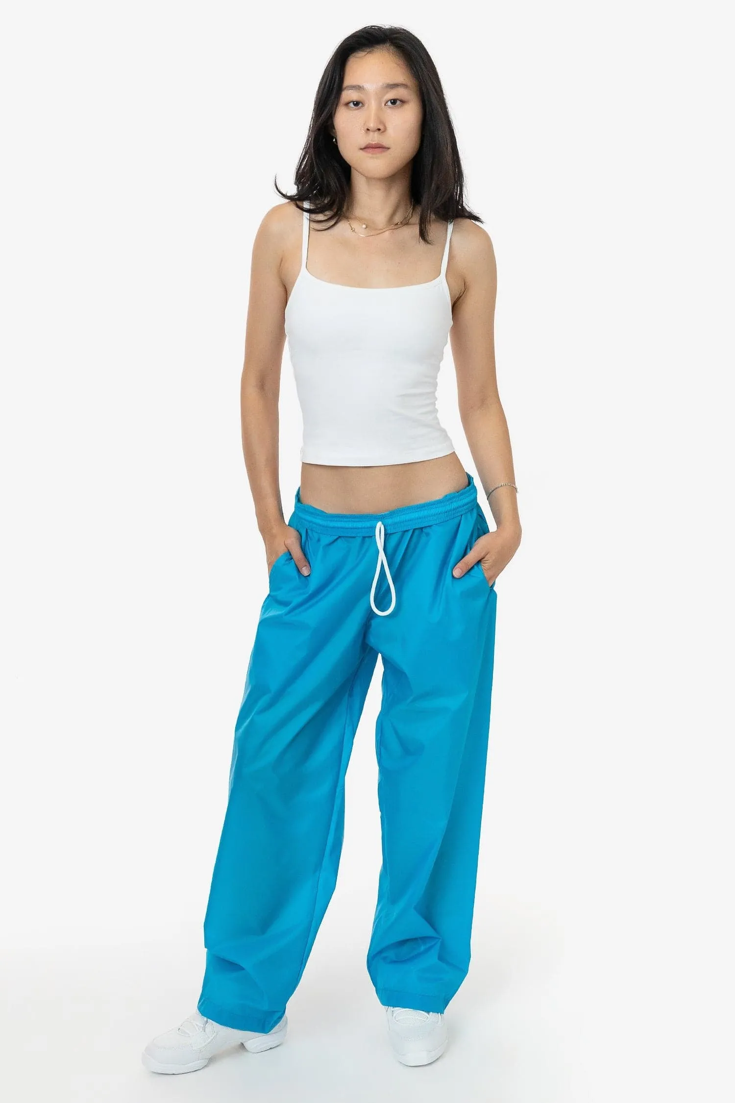 RNF445 Unisex - Lightweight Nylon Taffeta Wide Leg Pant