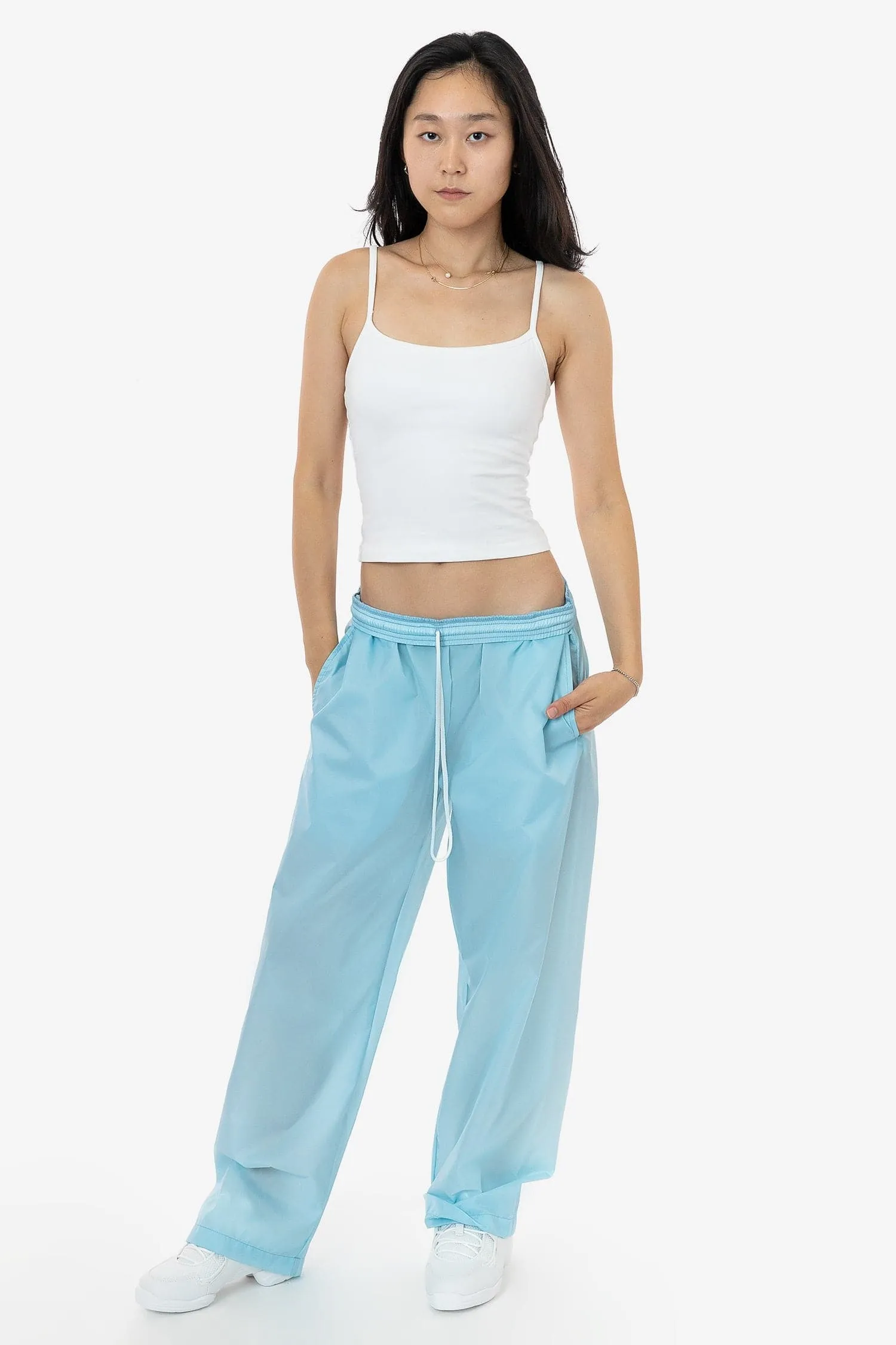 RNF445 Unisex - Lightweight Nylon Taffeta Wide Leg Pant