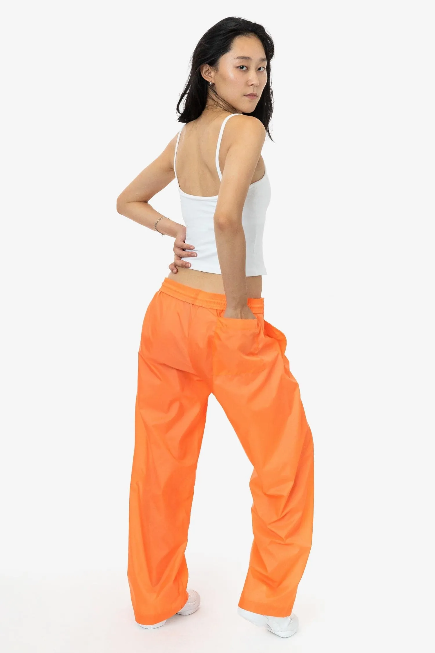 RNF445 Unisex - Lightweight Nylon Taffeta Wide Leg Pant