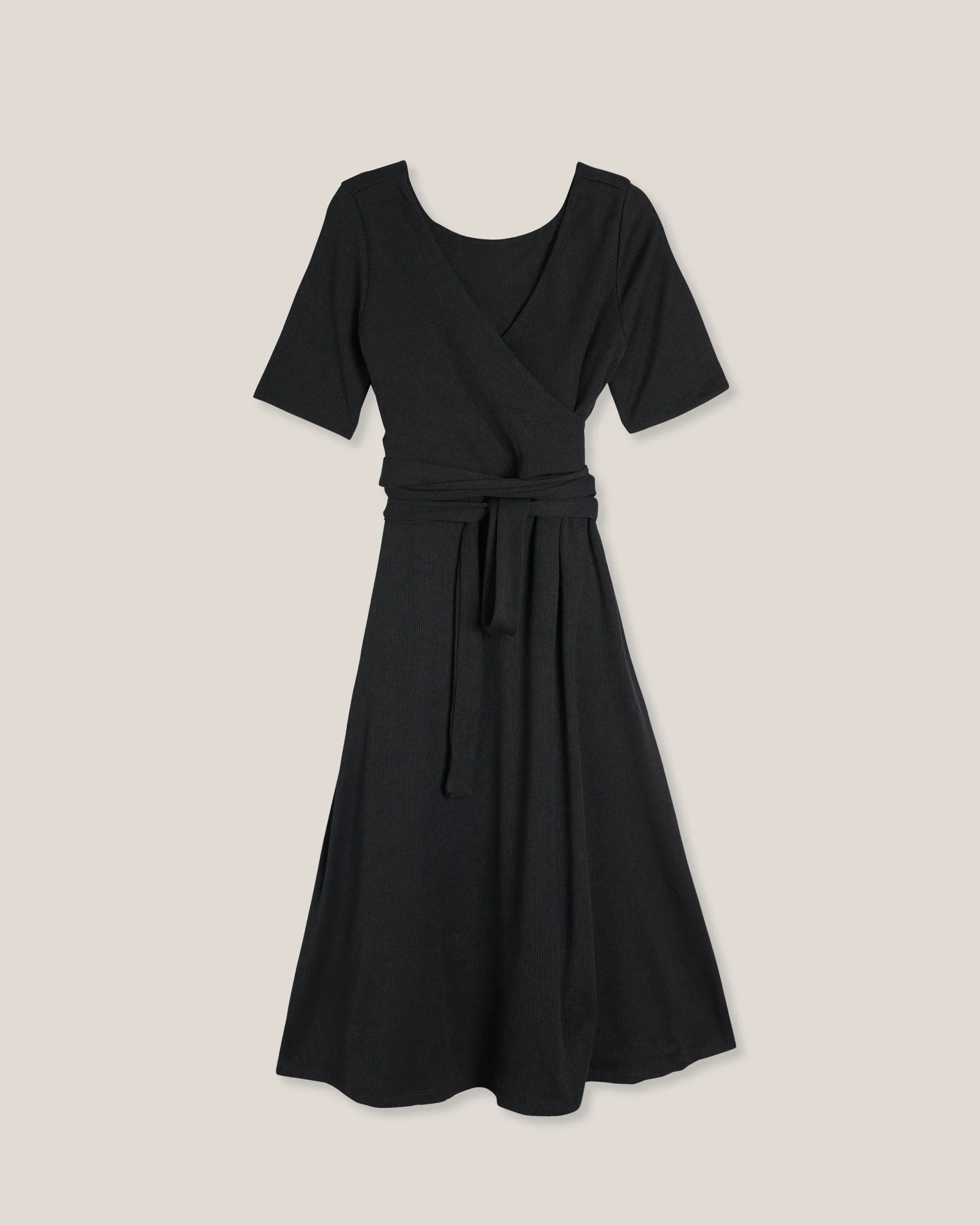 Ruth Wrap-Front Dress