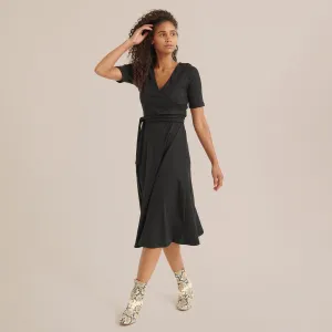 Ruth Wrap-Front Dress