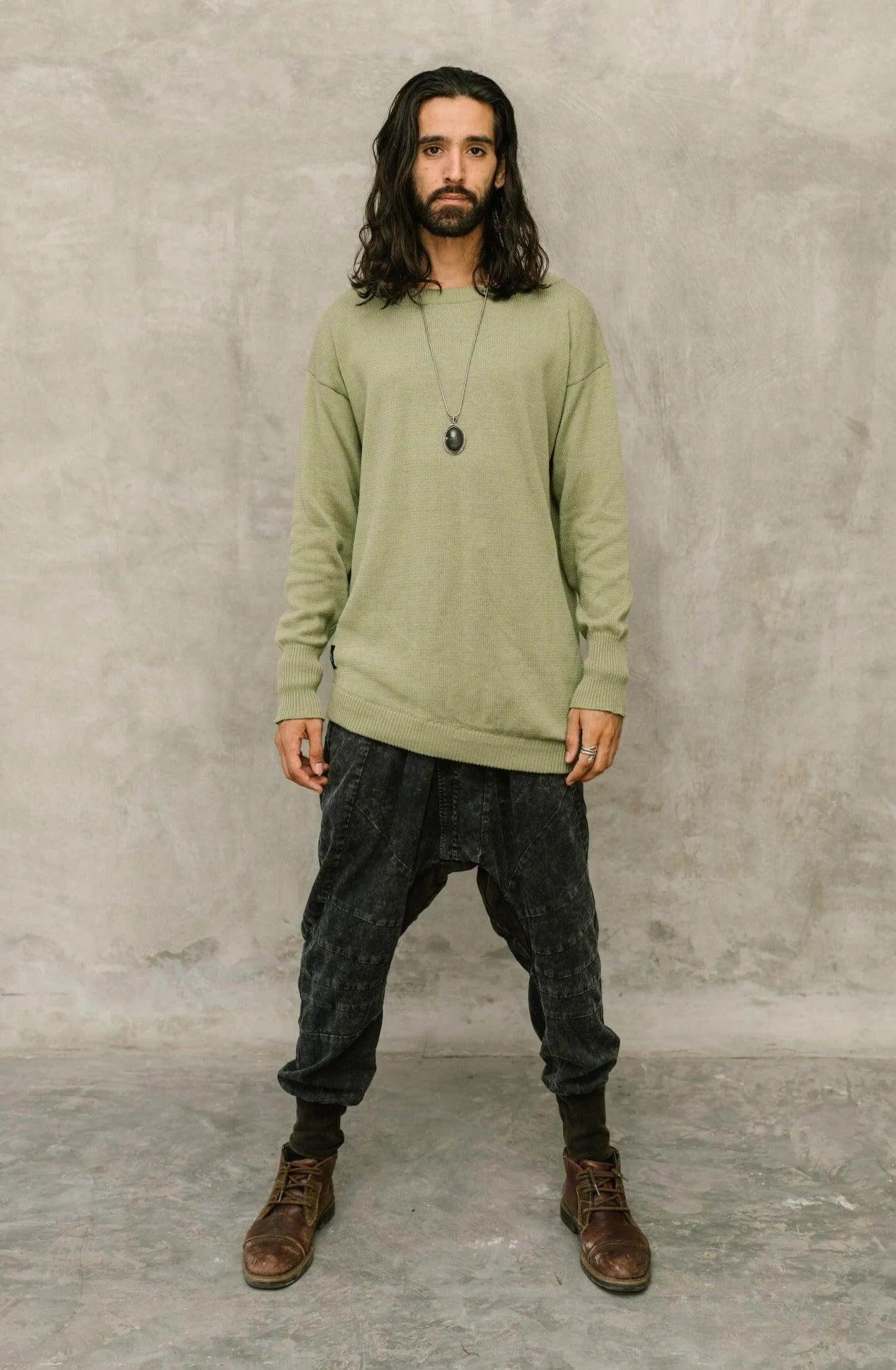 SISU Pants - Drop Crotch Jogger Denim Pants