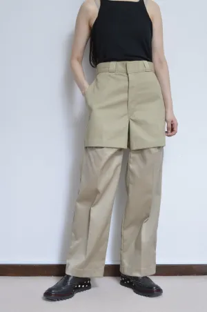 SLIT CHINO PT BEG / 02_A