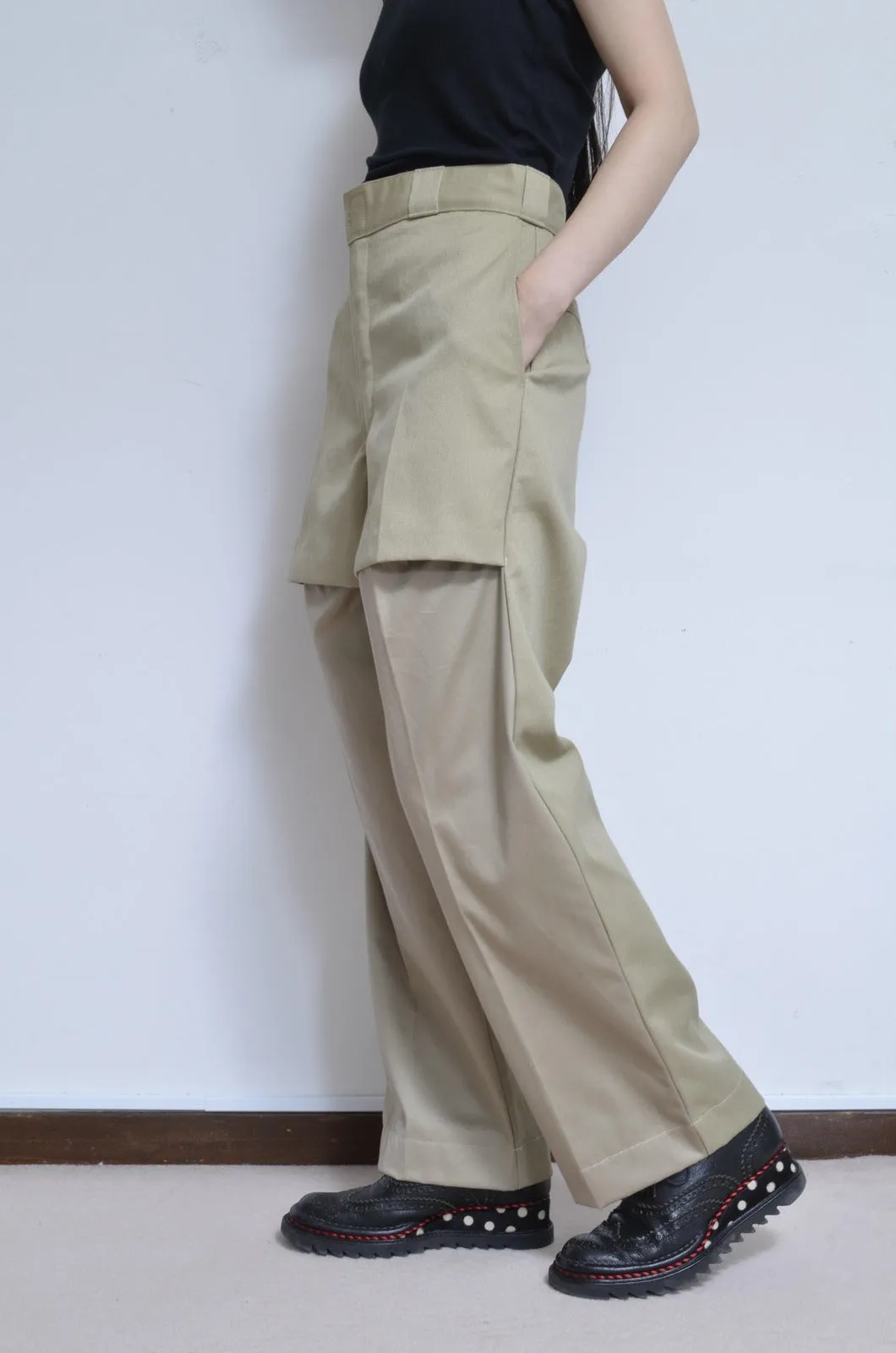 SLIT CHINO PT BEG / 02_A