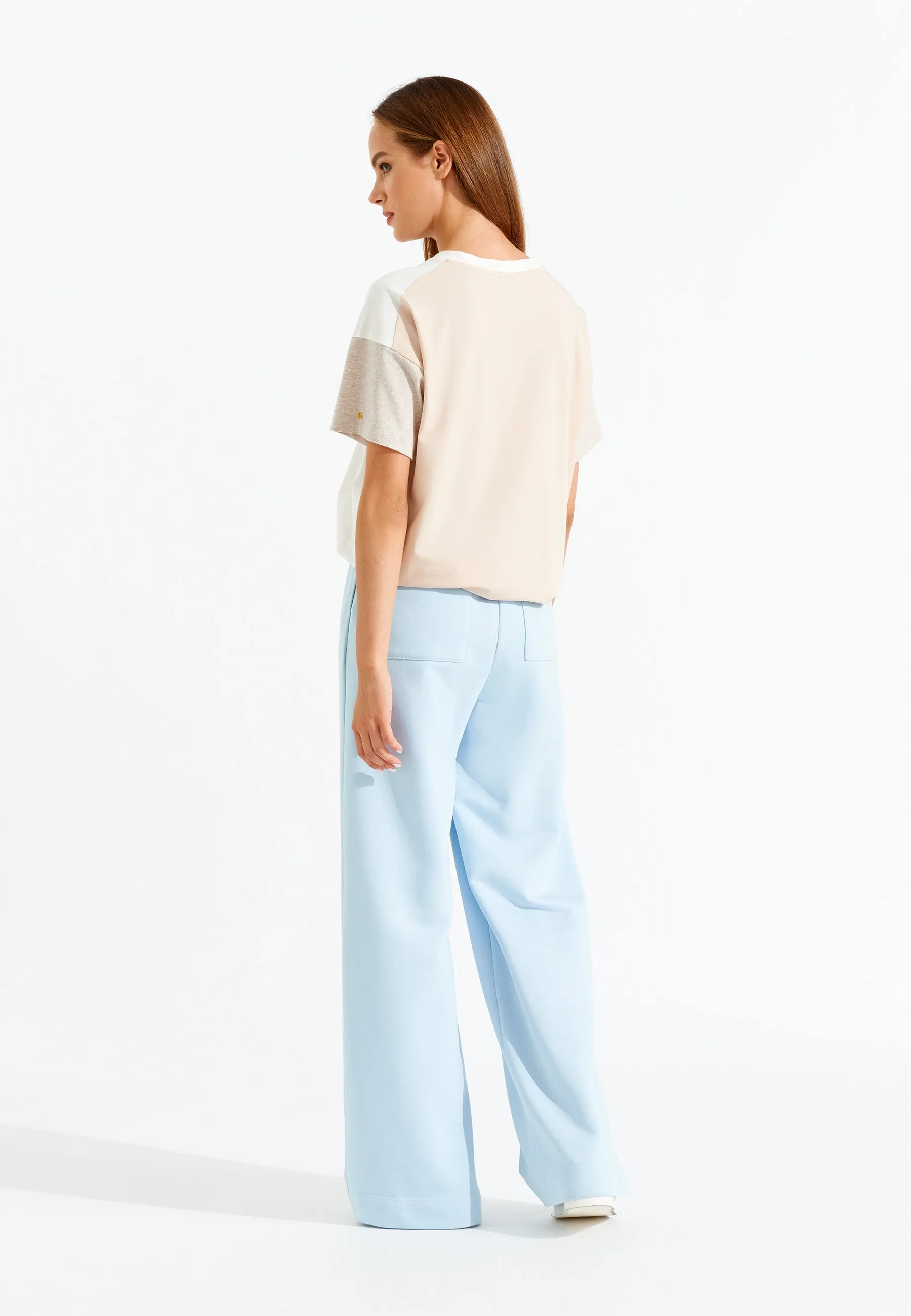 Soft High-Rise Wide-Leg Pants