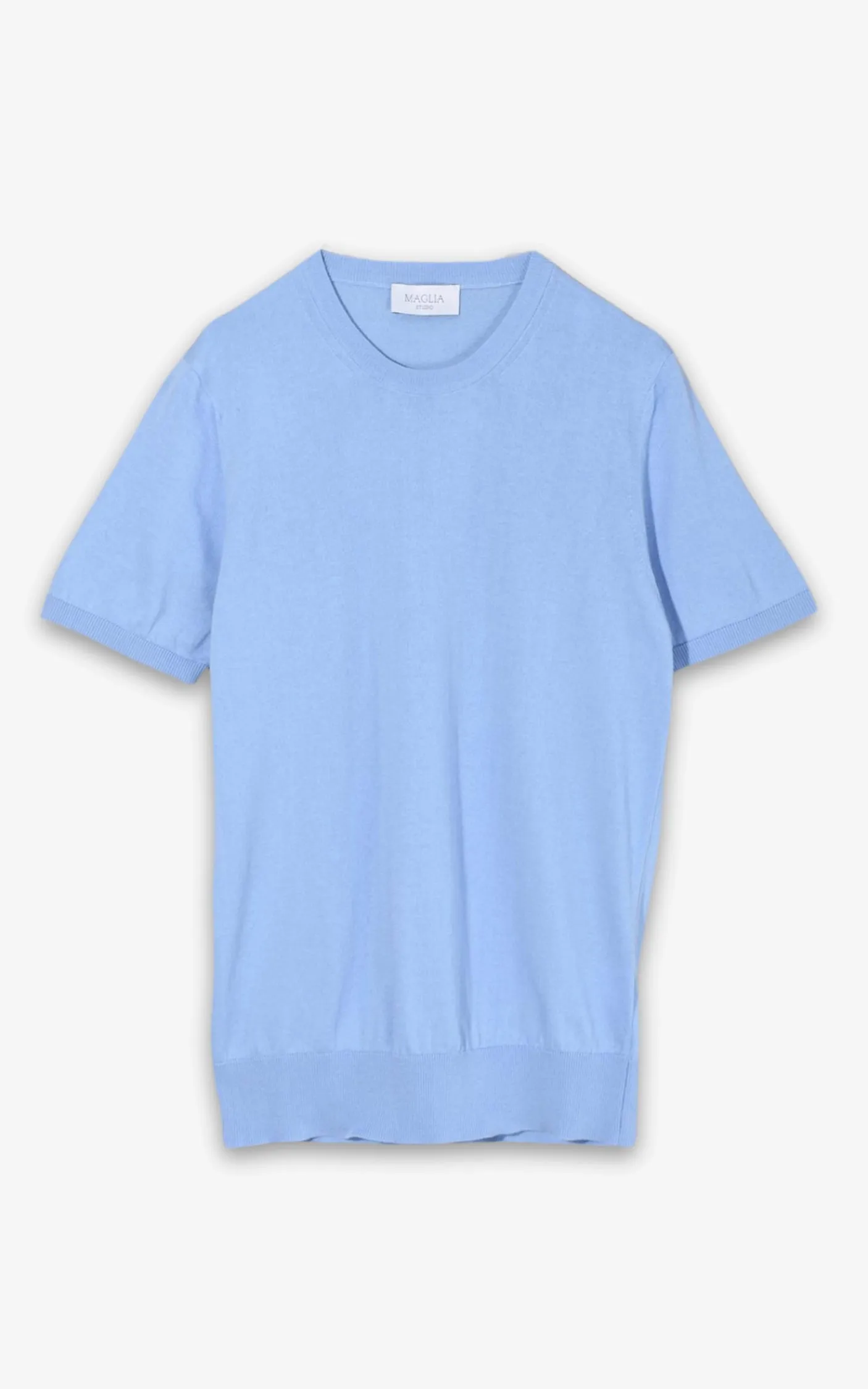 T-shirt Short Sleeve 100% Cotton - Blue