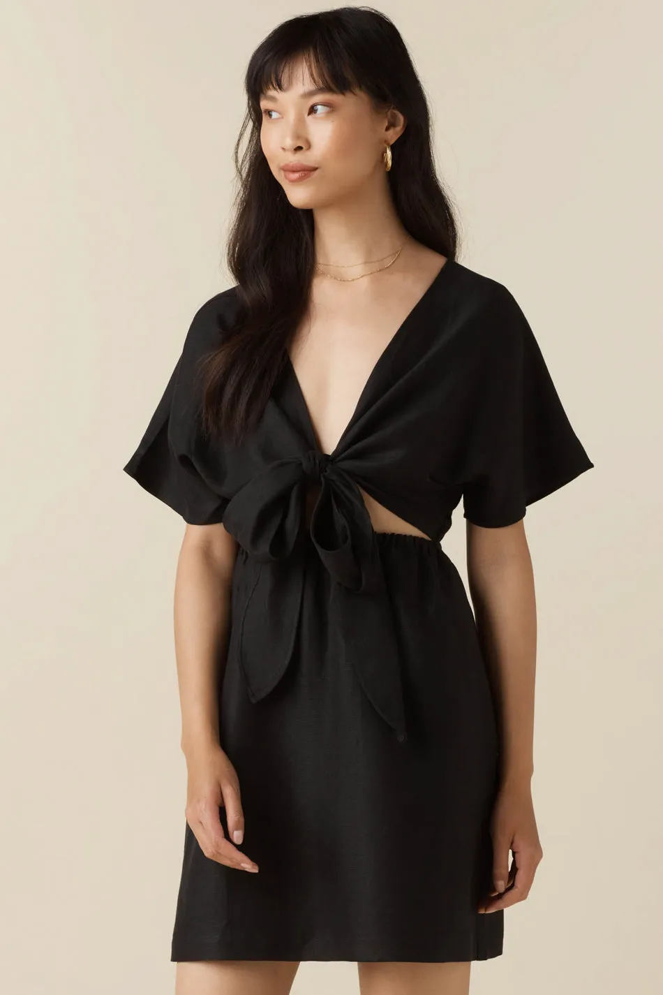 The Convertible Wrap Mini Dress