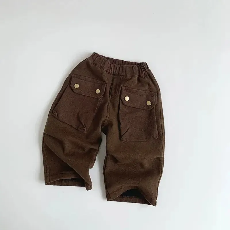 Thick Fleece Solid Pants