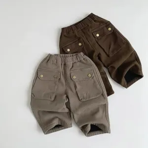 Thick Fleece Solid Pants