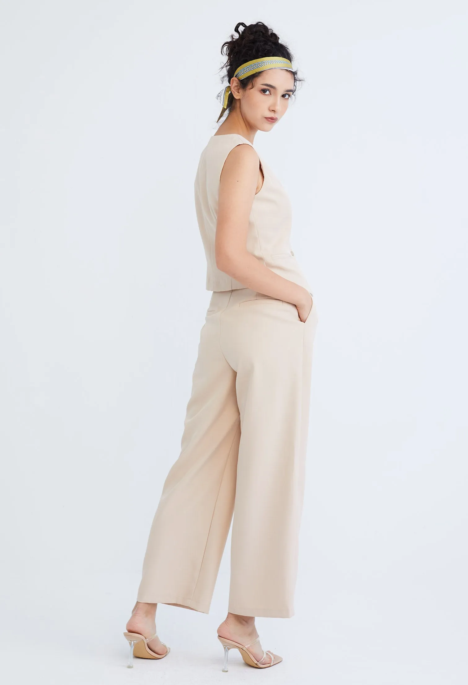 Versatile Polysoft Wide Leg Pants