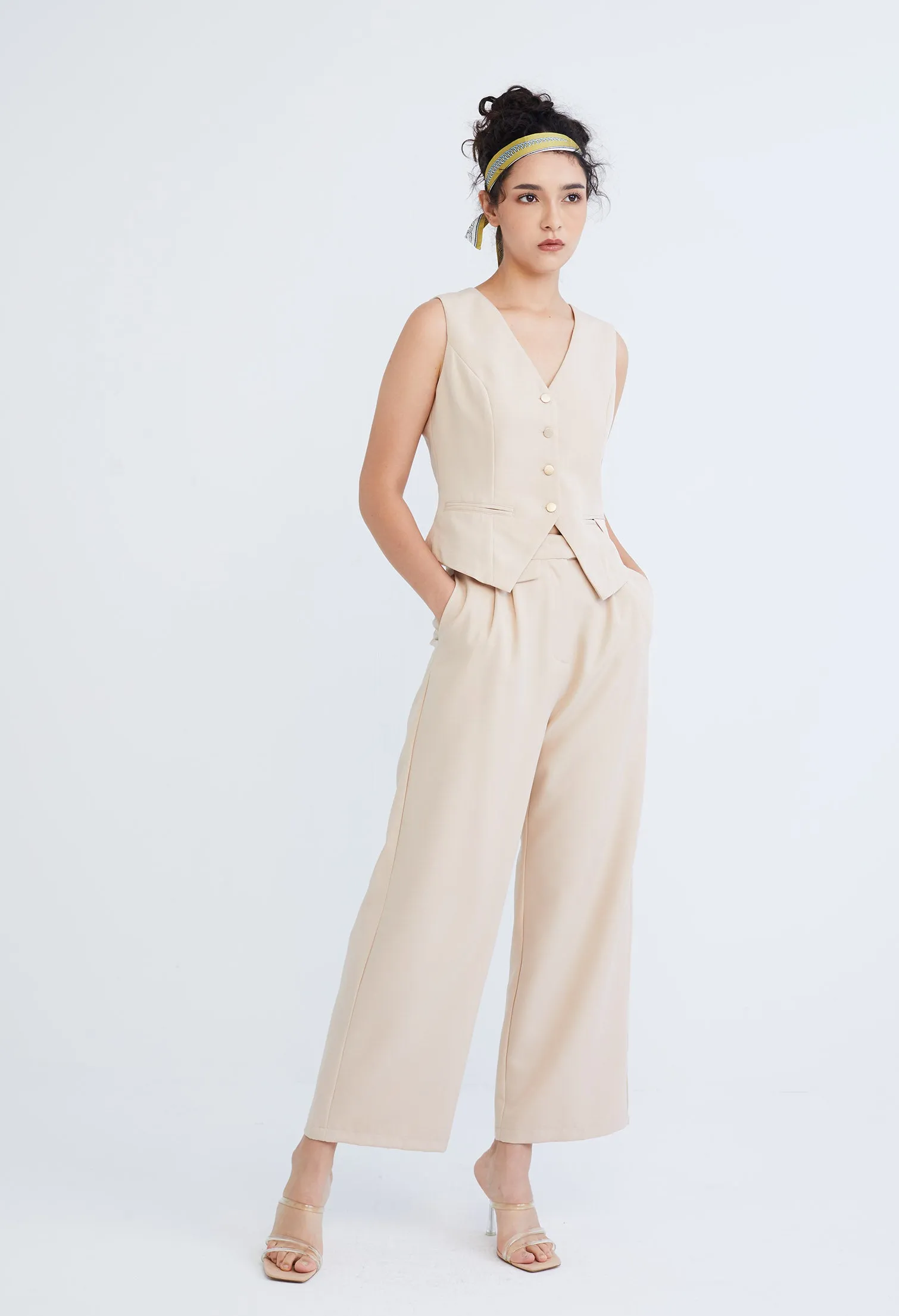 Versatile Polysoft Wide Leg Pants