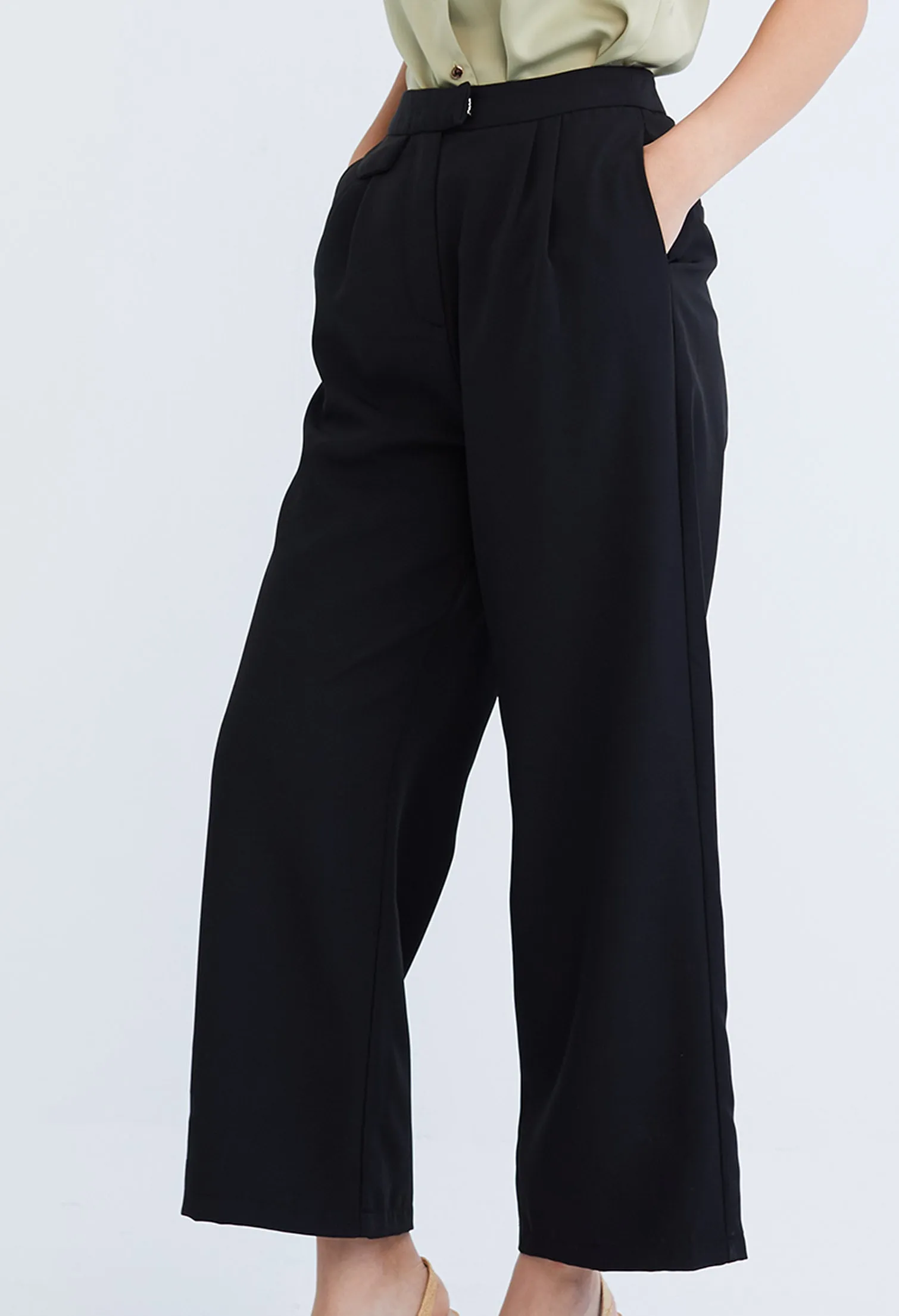 Versatile Polysoft Wide Leg Pants