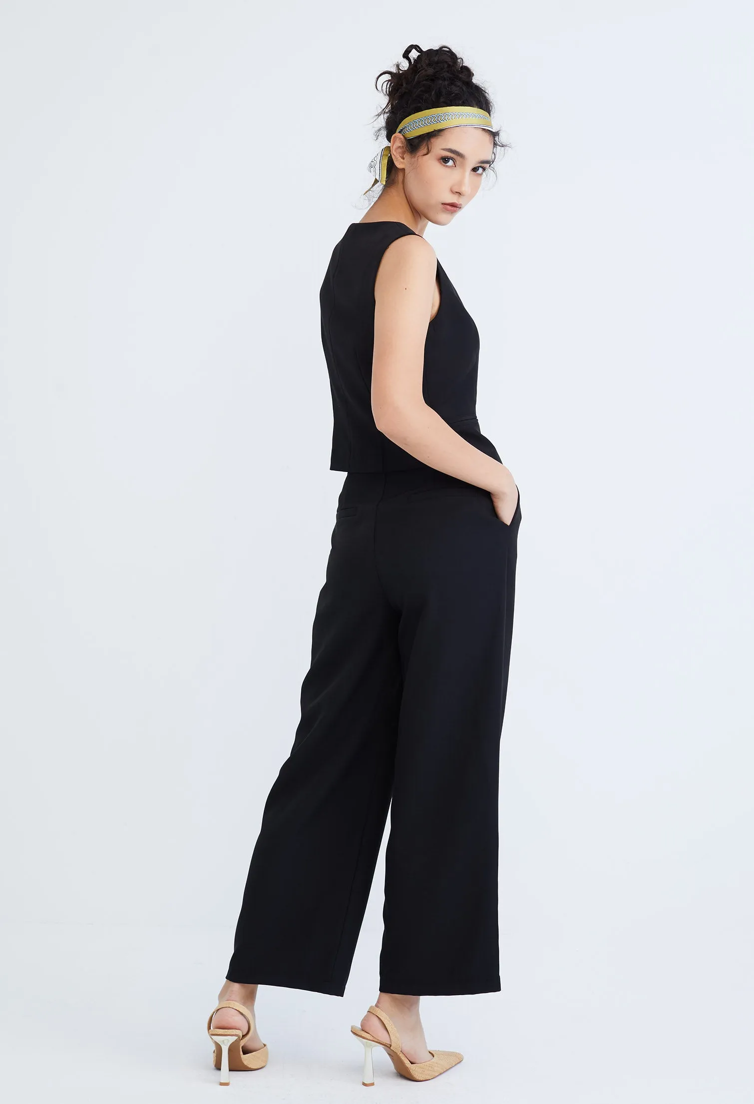 Versatile Polysoft Wide Leg Pants