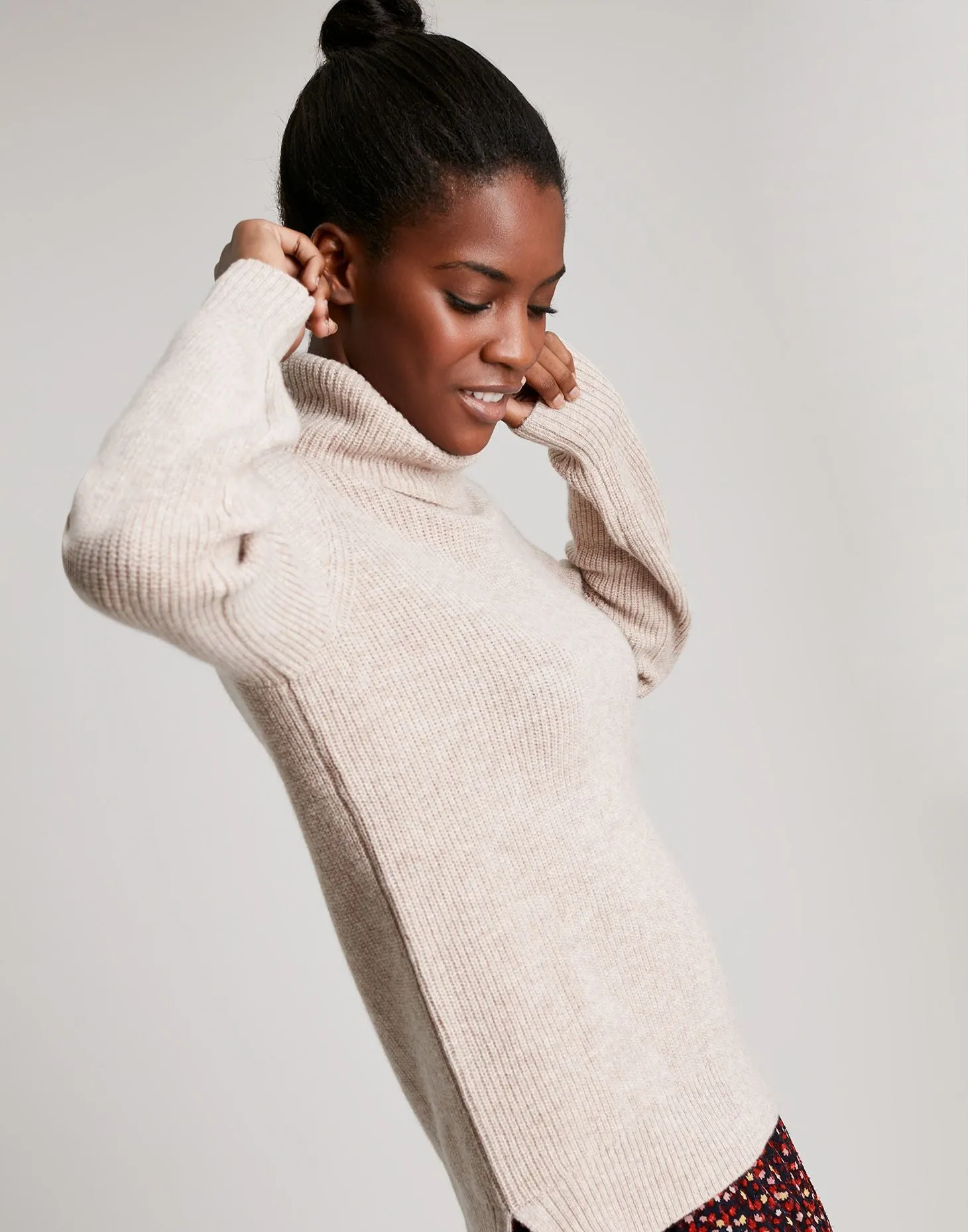 Women's Halton Roll Neck Jumper